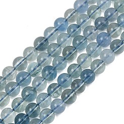 Naturelles fluorite bleue brins de perles&nbsp;GG-CBAF158-6mm