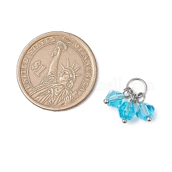 16шт стеклянные подвески&nbsp;PALLOY-JF03189