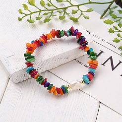 Браслеты с бусинами из натуральной кожи&nbsp;BJEW-JB05727-02