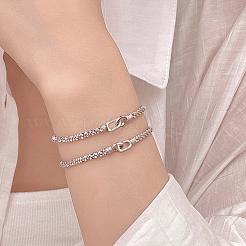 2 шт. 925 кольца-пружинки из стерлингового серебра&nbsp;STER-MA0001-01