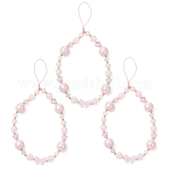 Роза с бабочкой мобильные аксессуары&nbsp;HJEW-MZ00303