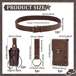 2 pz. borsa portaoggetti in pelle PU per cellulare&nbsp;AJEW-WH0752-288