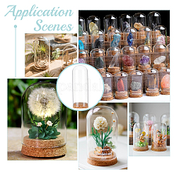 Стеклянный купол DJEW-BC0001-33