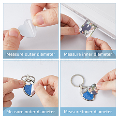 Заготовки для сублимационного брелока из железа с цинковым сплавом&nbsp;KEYC-FH0001-52