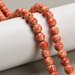 Синтетических нитей бирюзовые бусы TURQ-F019-03