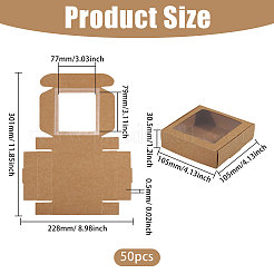 Boîtes d'expédition en carton&nbsp;CON-WH0177-003