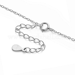 Collane con pendente in argento sterling placcato rodio&nbsp;JN642B