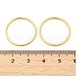 Anillos de banda lisa de acero inoxidable 304 con recubrimiento iónico (IP)&nbsp;RJEW-I101-01C-G