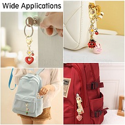 4 шт. 4 стиля эмалевых брелоков из сплава&nbsp;KEYC-CJ00011