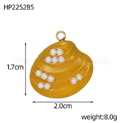 Подвески из нержавеющей стали 304 с эмалью STAS-OY003-28G