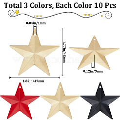 30 шт. 3 цвета железные подвески&nbsp;IFIN-GF0001-47C