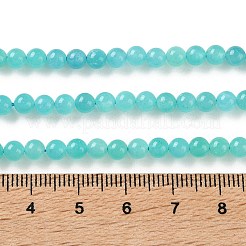 Natur amazonite runde Perle Stränge&nbsp;G-N0081-4mm-17-02