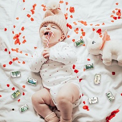 Самоклеящаяся мини-обертка для конфет из листовой бумаги DIY-WH0604-018