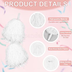 2 Stück Cheerleading-Pompons aus Kunststoff&nbsp;AJEW-CN0007-27A