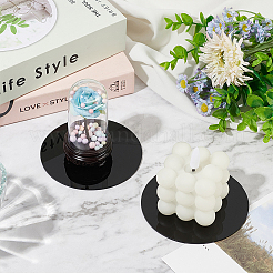 Плоские круглые акриловые подставки для дисплеев DIY-FG0005-55D