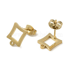 Ионное покрытие (ip) 304 нержавеющая сталь гвоздики фурнитура для сережек STAS-I206-22G