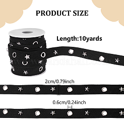 10 ярд хлопчатобумажных лент с люверсами OCOR-WR0001-54