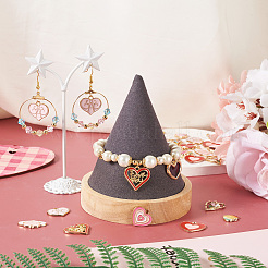 30шт 15 стиля подвески из сплава с эмалью&nbsp;ENAM-TA0001-98