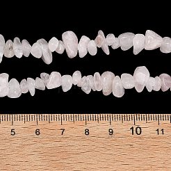 Natürlichen Rosenquarz Perlen Stränge&nbsp;G-K409-A02-01