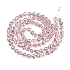 Гальванизируйте прозрачное стекло бисер нитей&nbsp;EGLA-N002-26-C01