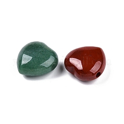 Бусины в форме сердца из натуральных и синтетических камней G-N344-30