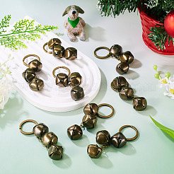 8 porte-clés pendentif cloche en fer&nbsp;KEYC-TA00040