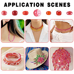 7 стиль стеклянных бусин&nbsp;SEED-TA0001-41E