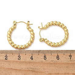 Серьги-кольца из нержавеющей стали 304 для женщин&nbsp;EJEW-L296-050G