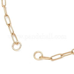 Изготовление браслета-слайдера из цепочки-скрепки из нержавеющей стали 304 толщиной 2.5 мм&nbsp;AJEW-JB01557-01