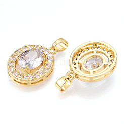Латунные микро проложить кубического циркония подвески&nbsp;KK-N254-234G