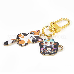 1шт подвесные украшения из эмали из сплава&nbsp;HJEW-TA0001-25