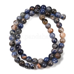 Природный содалит бисер нитей&nbsp;G-D481-12A