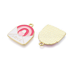 Подвески из сплава с эмалью ко дню святого валентина&nbsp;ENAM-T023-15B