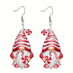 Рождественские акриловые серьги-подвески FS-WG0219A-03