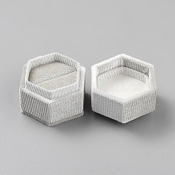 Коробки для упаковки бархатных колец&nbsp;CON-WH20006-008A