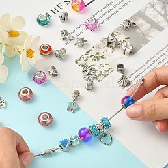 Kits zur Herstellung von Armbändern im europäischen Stil zum Selbermachen&nbsp;DIY-CJ0001-19