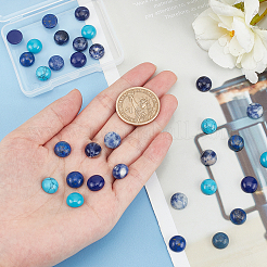 Кабошоны из натуральных и синтетических драгоценных камней G-PH0001-75