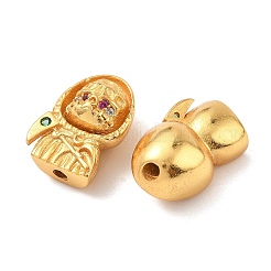 Латунные микро проложить кубического циркония бусы&nbsp;KK-K364-48G