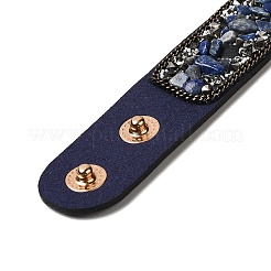 Браслет из искусственной замши с кнопкой BJEW-F428-11