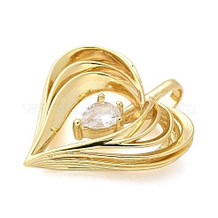 Латунные микро проложить кубического циркония подвески&nbsp;KK-S511-05A-G