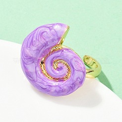 Латунные эмалевые регулируемые манжеты для женщин&nbsp;RJEW-G357-01I