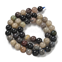 Нити бусин из натурального скорзалита&nbsp;G-B099-C04-06