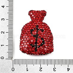 Handgemachte Fimo-Perlen Strass&nbsp;CLAY-Z006-04C