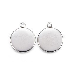 Подвеска-кабошон из нержавеющей стали 304 X-STAS-G127-13-12mm-P