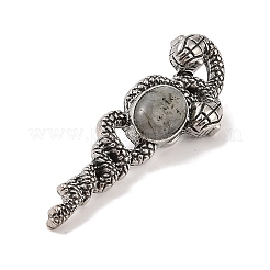 Природные подвески лабрадорита&nbsp;G-A224-03AS-12