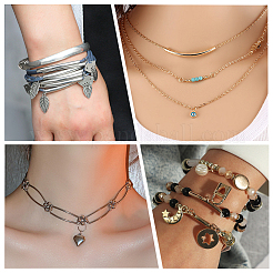 20шт 2 цвета латунные бусины трубки KK-BBC0010-71