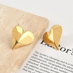 Серьги-гвоздики из нержавеющей стали 304 для женщин EJEW-B113-01G-03