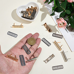 12 сумка 2 цвета цинковый сплав застежки-защелки для сумок&nbsp;DIY-CL0002-39