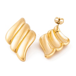 Ионное покрытие (ip) серьги-гвоздики из нержавеющей стали 304 для женщин&nbsp;EJEW-L272-012G