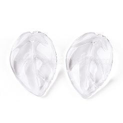 Прозрачные стеклянные бусины-лепестки GLAA-N001-12